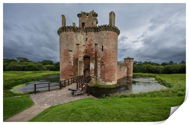 Caerlaverock Castle  Print by Jason Thompson