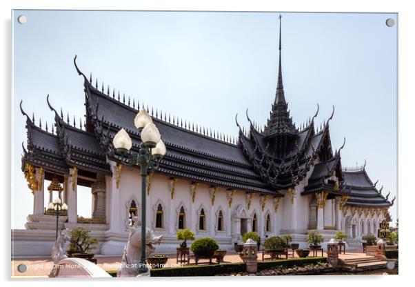 Palace at The Ancient City Bangkok Acrylic by Jim Monk