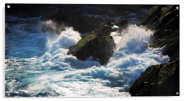 Butt of Lewis Waves Acrylic by Chris Mobberley