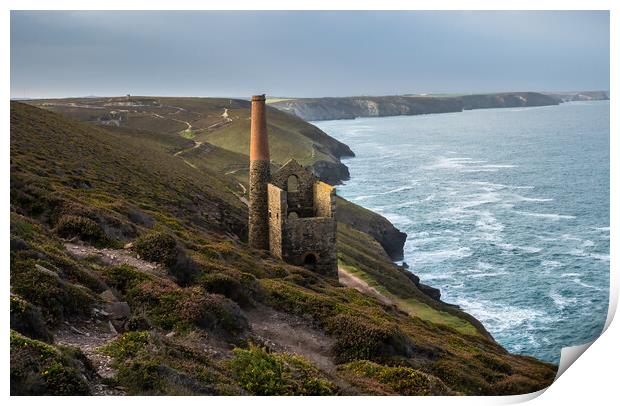 Wheal Coates Sunrise Landscape Print by Jason Thompson