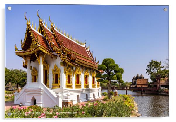 Ancient City Palace, Bangkok Acrylic by Jim Monk