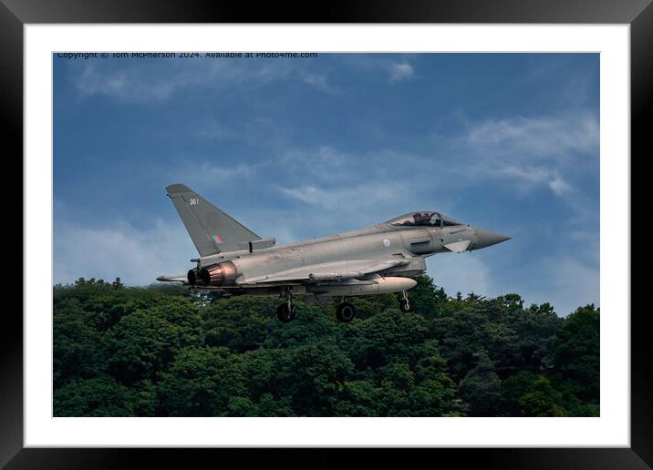 Typhoon FGR.Mk 4 ZK361 Framed Mounted Print by Tom McPherson