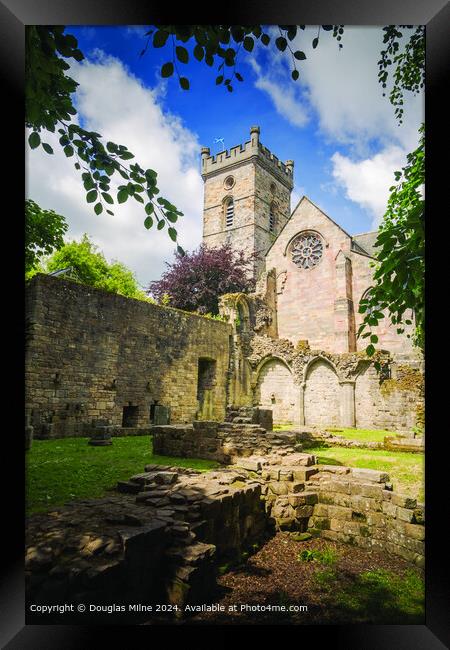 Culross Abbey Ruins, Scotland Framed Print by Douglas Milne