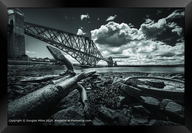 The Mighty Forth Bridge Framed Print by Douglas Milne