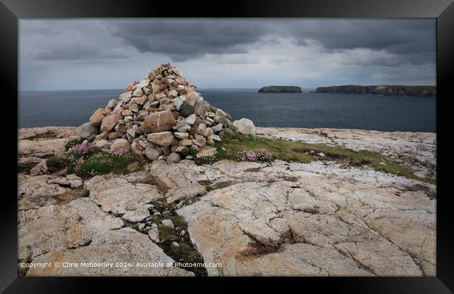 Lewis Coastline Seaside Panorama Framed Print by Chris Mobberley