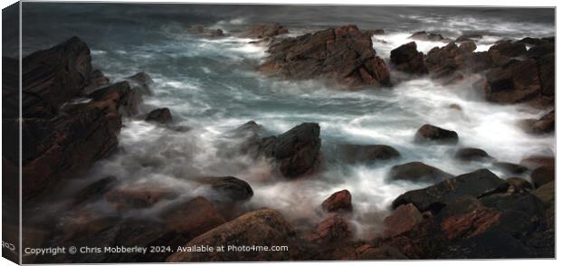Outer Hebrides Tide and Mist Canvas Print by Chris Mobberley