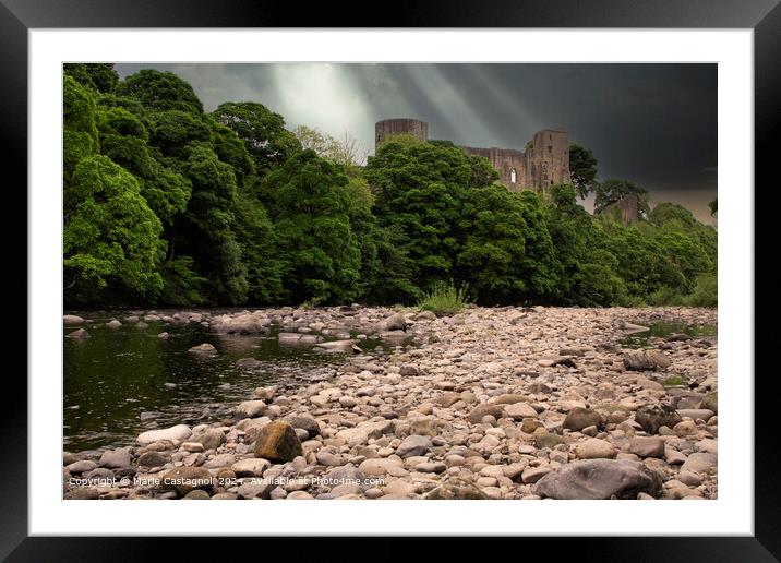 The Castle has A Ray Of Hope Framed Mounted Print by Marie Castagnoli