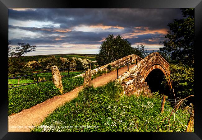  The Old Duck bridge Framed Print by Marie Castagnoli