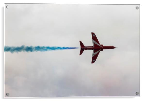 Red Arrow Hawk Jet - 2024 Acrylic by Glen Allen