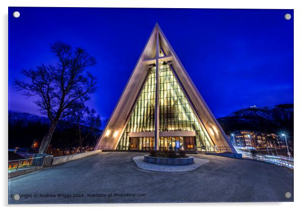 Arctic Cathedral Tromso Architecture Acrylic by Andrew Briggs