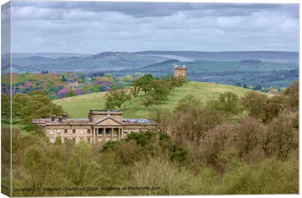 Lyme Hall Cage Architecture Canvas Print by Stephen Chadbond