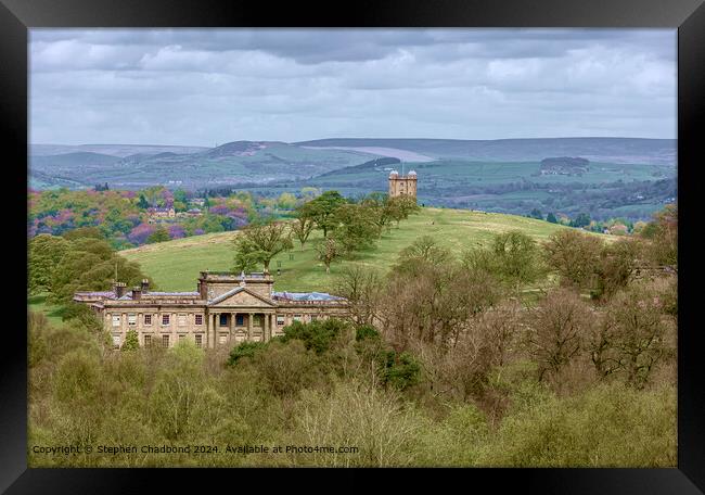 Lyme Hall Cage Architecture Framed Print by Stephen Chadbond