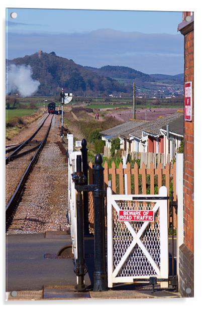 West Somerset Railway Acrylic by Richard Thomas