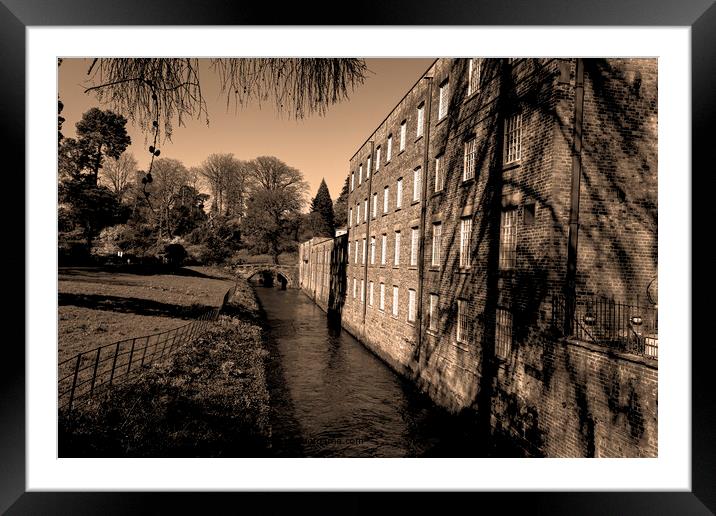 Quarry Bank Mill Architecture Framed Mounted Print by Stephen Chadbond
