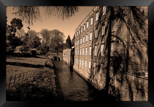 Quarry Bank Mill Architecture Framed Print by Stephen Chadbond