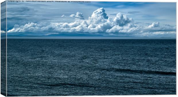 Dramatic cloud cumulus  Canvas Print by Tom McPherson