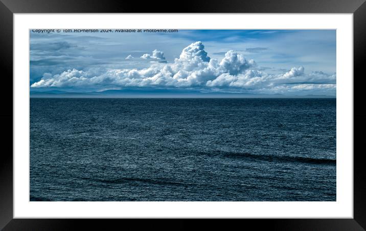 Dramatic cloud cumulus  Framed Mounted Print by Tom McPherson