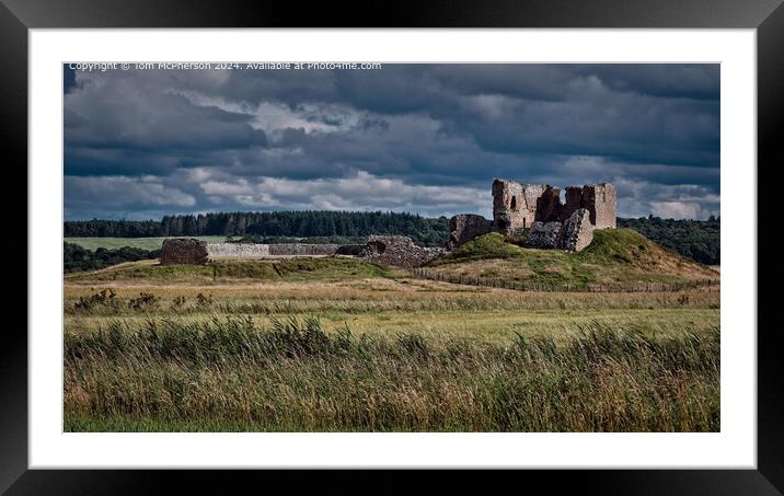Duffus Castle, Scotland Framed Mounted Print by Tom McPherson