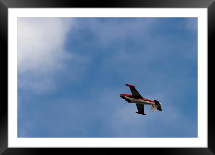 Vintage Jet Provost  RAF Trainer Aircraft Framed Mounted Print by Glen Allen