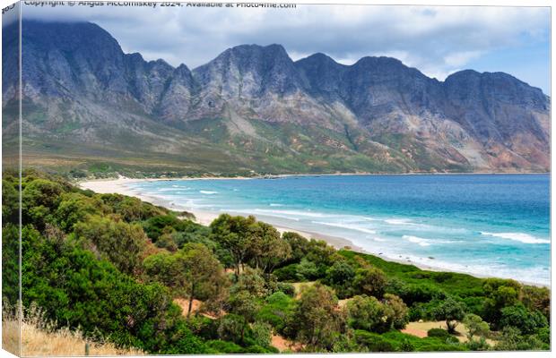 False Bay, Western Cape, South Africa Canvas Print by Angus McComiskey