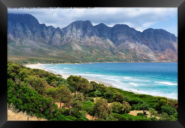 False Bay, Western Cape, South Africa Framed Print by Angus McComiskey