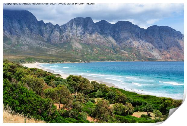 False Bay, Western Cape, South Africa Print by Angus McComiskey