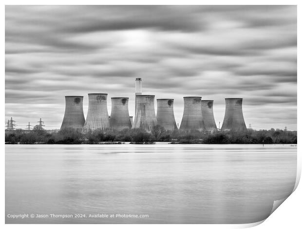 Cottam Power Station Architecture Print by Jason Thompson