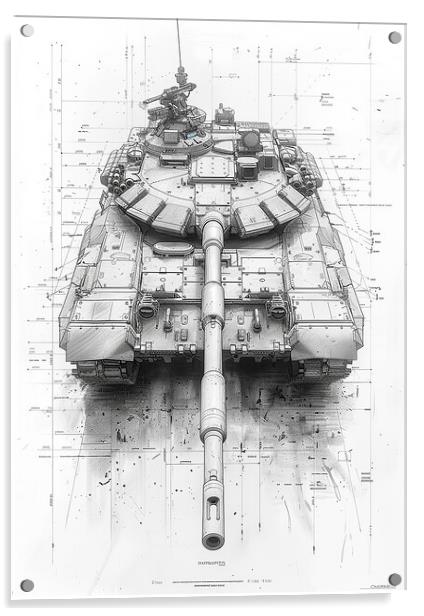 British Chieftain Tank Acrylic by Airborne Images