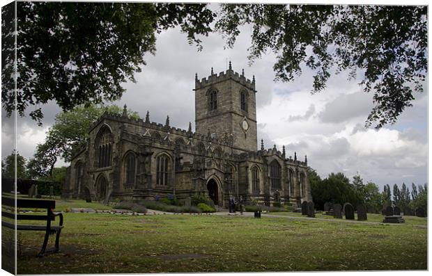 St Mary's Church, Sheffield Canvas Print by Leanne Steel