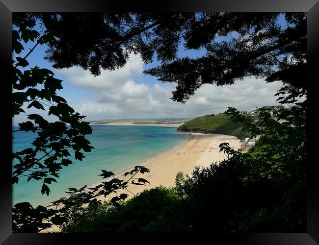 Carbis Bay, Cornwall Framed Print by Chris Petty