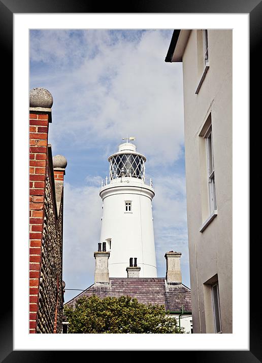 Southwold Lighthouse Framed Mounted Print by Paul Macro