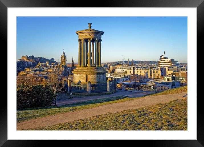 Edinburgh from Calton Hill Framed Mounted Print by Darren Galpin