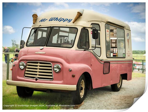 Mr Whippy Print by Ironbridge Images