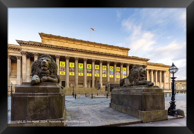 St George's Hall Liverpool  Framed Print by Jim Monk