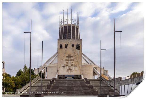 Liverpool Metropolitan Cathedral of Christ the King Print by Jim Monk