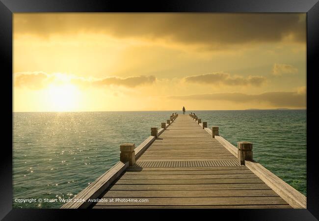 Looking towards the future Framed Print by Stuart Wyatt