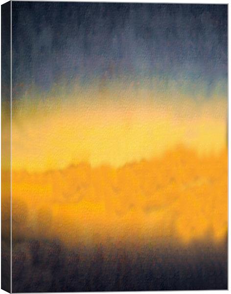 Vibrant  Wilderness Sunrise Abstract Canvas Print by Steve Painter