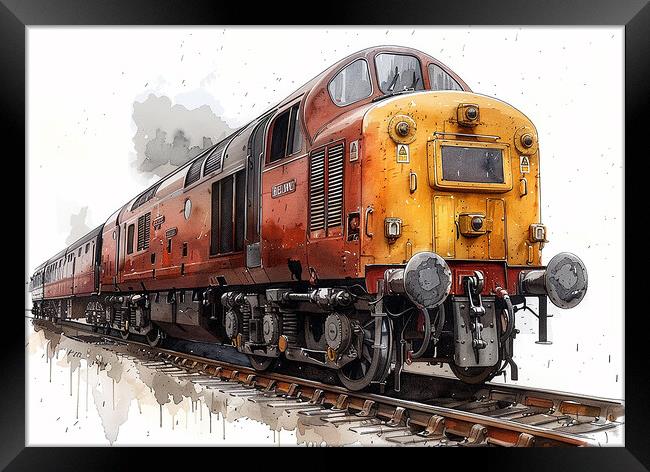 British Rail Class 55 Framed Print by Steve Smith