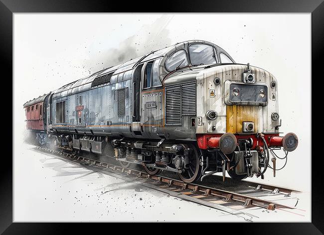 British Rail Class 55 The Deltic Framed Print by Steve Smith