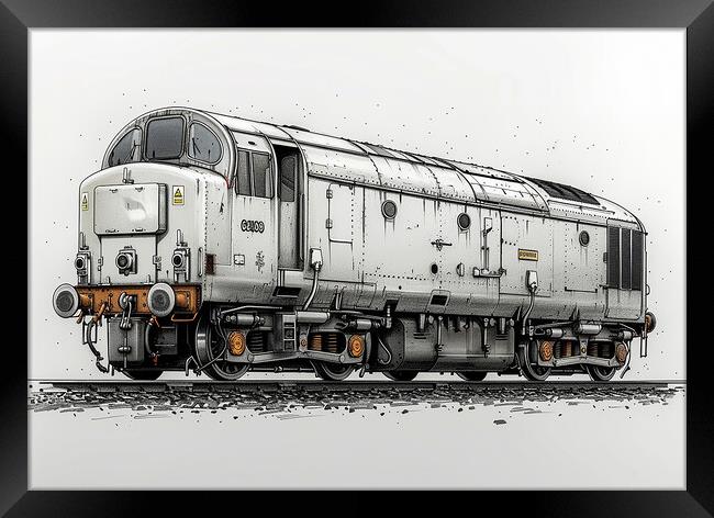 British Rail Class 55 The Deltic Framed Print by Steve Smith