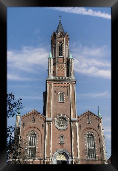 St. Gertrudes Church, Wetteren, Belgium Framed Print by Imladris 