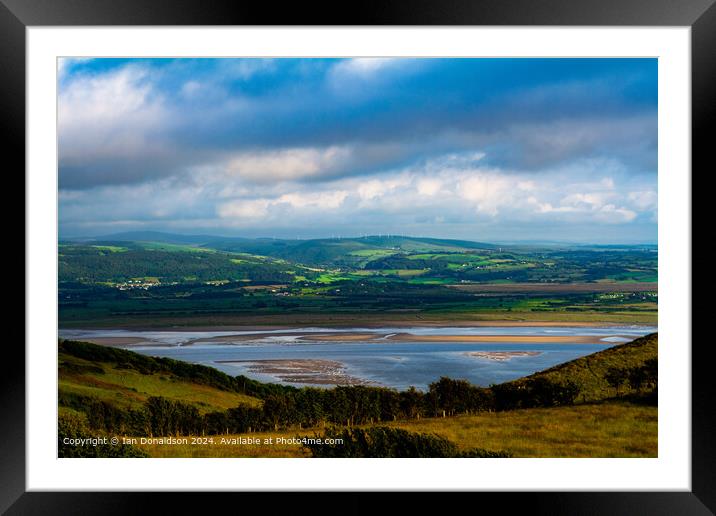 Welsh Landscape Framed Mounted Print by Ian Donaldson