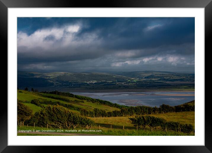 Aberdovey Storm Framed Mounted Print by Ian Donaldson