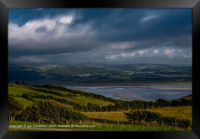 Aberdovey Storm Framed Print by Ian Donaldson