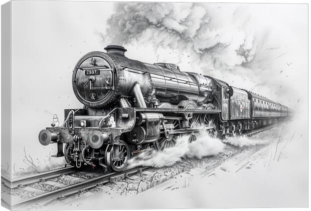 The Flying Scotsman  Canvas Print by Steve Smith