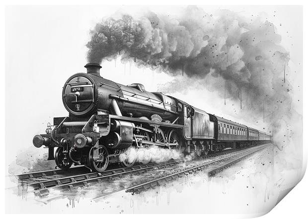 The Flying Scotsman  Print by Steve Smith