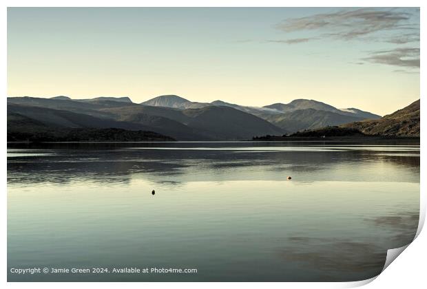 Loch Broom, Ullapool Print by Jamie Green