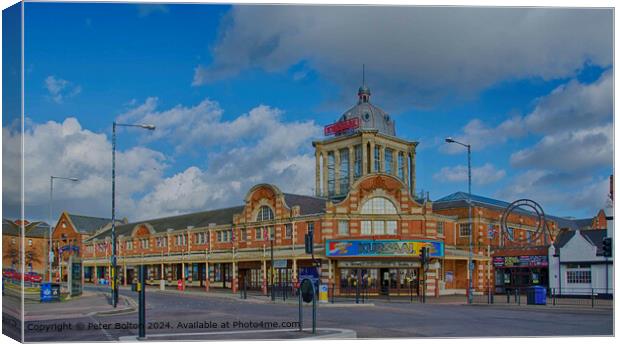 Kursaal Southend Architecture Canvas Print by Peter Bolton