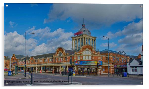 Kursaal Southend Architecture Acrylic by Peter Bolton