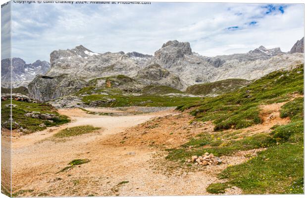 Picos De Europa in Northern Spain Canvas Print by colin chalkley